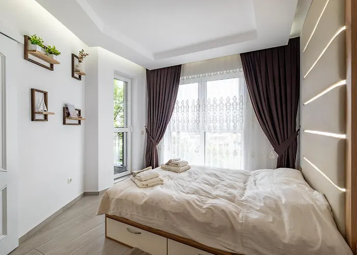 Apartmán Boutique 1 Bedroom With Private Parking And Port View Varna